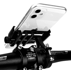 Camerazar Univerzalni nosilec telefona za krmilo kolesa, aluminijasta zlitina, za telefone 3,5-6,5 palca