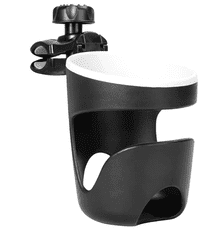 Camerazar Univerzalni nosilec za steklenico za voziček ali kolo, fleksibilni elementi, odporna plastika, 12 cm