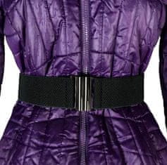 Camerazar Elastični ženski pas, črn, sintetični material, 60-85 cm