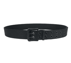 Camerazar Taktični vojaški pas SURVIVAL Unisex, črn, iz polipropilena in najlona, dolžina 120 cm - širina 3,8 cm