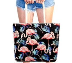 Camerazar VELIKA ŽENSKA NAKUPNA TORBA flamingo prostorna plažna torba SHOPPER