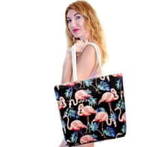 Camerazar VELIKA ŽENSKA NAKUPNA TORBA flamingo prostorna plažna torba SHOPPER