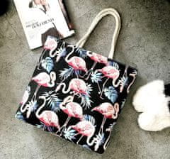Camerazar VELIKA ŽENSKA NAKUPNA TORBA flamingo prostorna plažna torba SHOPPER