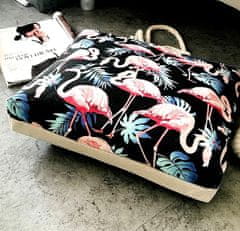 Camerazar VELIKA ŽENSKA NAKUPNA TORBA flamingo prostorna plažna torba SHOPPER