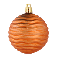 Flamenco Mystique Skupina 12 božičnih okraskov v obliki kroglic, premer 6 cm, plastične
