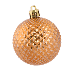Flamenco Mystique Skupina 12 božičnih okraskov v obliki kroglic, premer 6 cm, plastične
