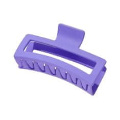 Flamenco Mystique Velika temno vijolična sponka za lase XL, 13 cm, kov in plast