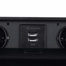 Izoxis Vtičnica skrita v mizi USB - dvojna 21446