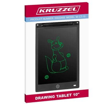 slomart Grafična tablica za risanje KRUZZEL 10", črna