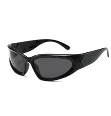 Camerazar Univerzalne moške športne sončne očala za kolesarjenje, polarized, črne