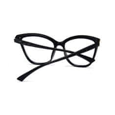 Flamenco Mystique Retro plastična sončna očala, črna, širina 140 mm