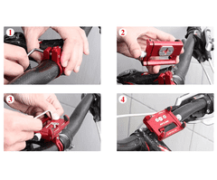 Camerazar Silna nastavljiva nosilka za telefon na krmilu kolesa GUB