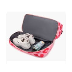Flamenco Mystique Cestovni torba z dvema predeloma roza PANTERKA 51x25x39cm T264