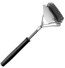 Camerazar Žaroodporna nerjaveča jeklena ščetka za žar 2 v 1