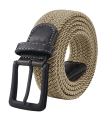 Camerazar Elastični pleteni pas za ženske in moške, primeren za hlače, trpežen in moderen