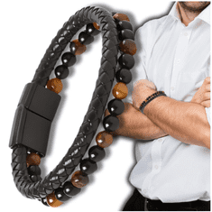 Camerazar Moški bracelet z naravnimi kamni