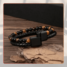 Camerazar Moški bracelet z naravnimi kamni