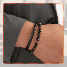 Camerazar Moški bracelet z naravnimi kamni