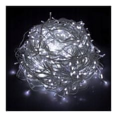 Flamenco Mystique LED Luči na Icicles 300 Diod, Hladka Bela, Dolžina 14m