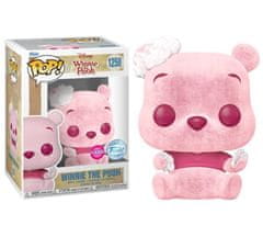 Funko POP Disney: Winnie the Pooh - Pooh Cherry Blossom (FLOCKED ekskluzivna posebna izdaja)