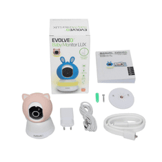 Evolveo Otroška elektronska varuška LUX - roza