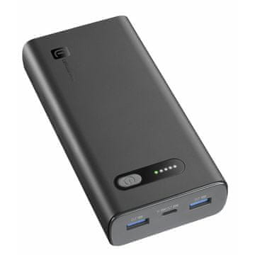 CellularLine Fast prenosna baterija, 20000mAh, črna (PBFAST01PD20000K)
