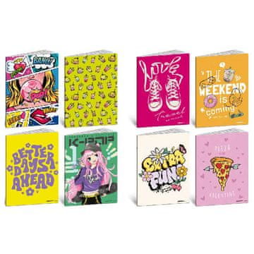 TomatShop Zvezek A4 Teen Girls