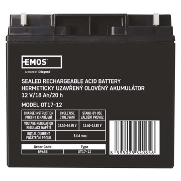 Emos Svinčeni akumulator SLA 12V 18AH