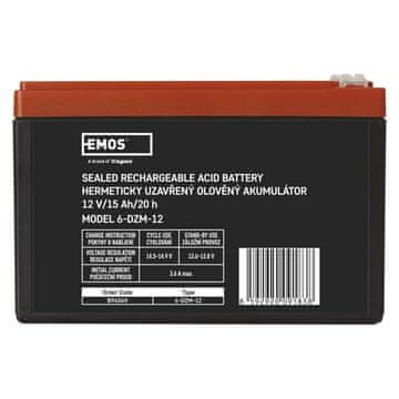 Emos Svinčeni akumulator SLA 12 V/15 AH