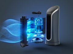 Rowenta Eole mini stolpni ventilator, LED, 6 hitrosti (VU6220F0)