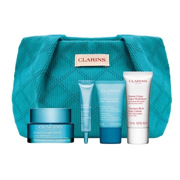 Clarins Darilni set modrih torb H-Essentiel
