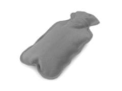 Mini žepek s termovisko iz žameta 11,5x18,5 cm - siv