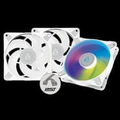 Arctic P12 PWM PST A-RGB 0dB - 120mm ventilator za ohišje z optimizacijo tlaka | PWM nadzorovana hitrost s PST Whi