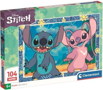 Clementoni Sestavljanka Super: Stitch 104 kosov