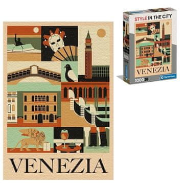 Clementoni Sestavljanka Stil v mestu: Benetke 1000 kosov