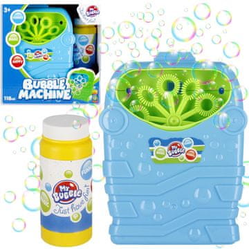 Mega Creative Stroj za milne mehurčke, generator mehurčkov za otroke + 118 ml TEKOČINE BREZPLAČNO 3+