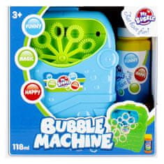 Mega Creative Stroj za milne mehurčke, generator mehurčkov za otroke + 118 ml TEKOČINE BREZPLAČNO 3+ 