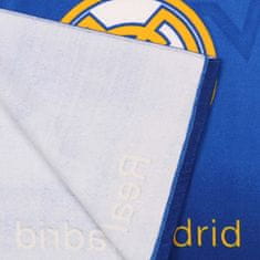 FC Real Madrid Real Madrid Otroška brisača za bazen, HITRO SUŠEČI se pončo s kapuco za otroke 55x110 cm OEKO-TEX 