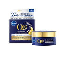 Nivea Hranilna nočna krema proti gubam Q10 Power (Anti-Wrinkle Extra Nourishing Night Cream) 50 ml
