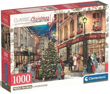 Clementoni Božični sprehod Puzzle 1000 kosov