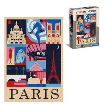 Clementoni Sestavljanka Stil v mestu: 1000 kosov