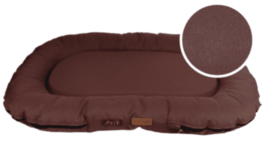  Tramp postelja z zaščito proti komarjem, temno rjava, 100 x 70 cm