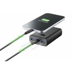 CellularLine Fast prenosna baterija, 10000mAh, črna (PBFAST01PD10000K)