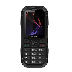 Evolveo GSM aparat MaxPhone A1 Dual SIM - črne barve