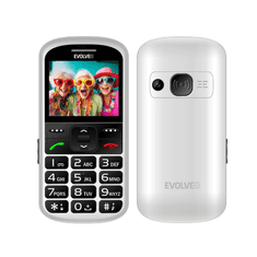 Evolveo GSM aparat Easyphone XS - Bele barve