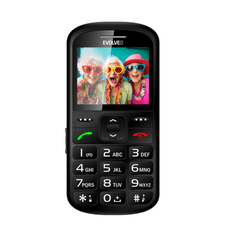 Evolveo GSM aparat Easyphone XS - Črne barve
