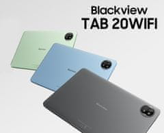 Blackview TAB 20 WIFI tablični računalnik, Gemini AI, 4GB+64GB, IPS HD+, Android, GPS, +ovitek, siv