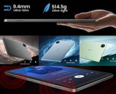 Blackview TAB 20 WIFI tablični računalnik, Gemini AI, 4GB+64GB, IPS HD+, Android, GPS, +ovitek, siv