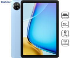 Blackview TAB 20 WIFI tablični računalnik, Gemini AI, 4GB+64GB, ovitek, moder