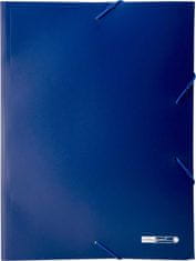 Office Point germany Mapa z elastiko pvc office - modra